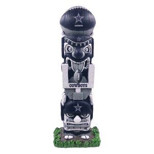 Dallas Cowboys 16" NFL Tiki Face Totem Pole Statue Indoor/Outdoor